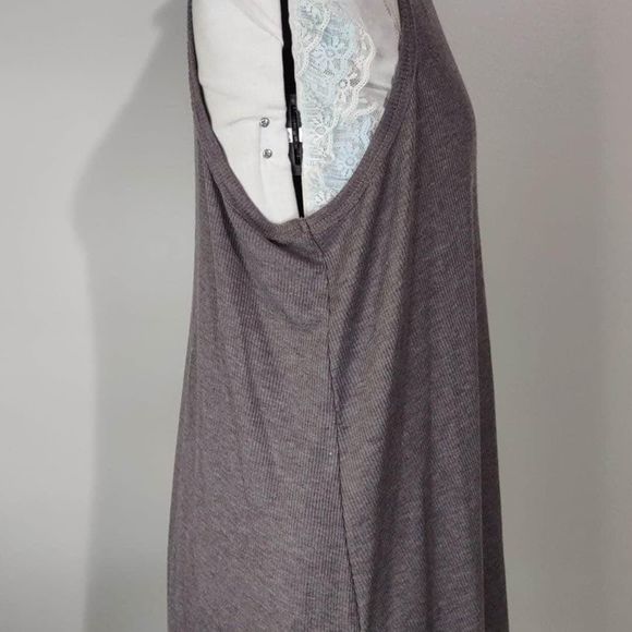 NWT 1X ODDY  Gray Tunic Blouse 22” pit-pit 30” length fits like XL C3454 - Picture 4 of 6